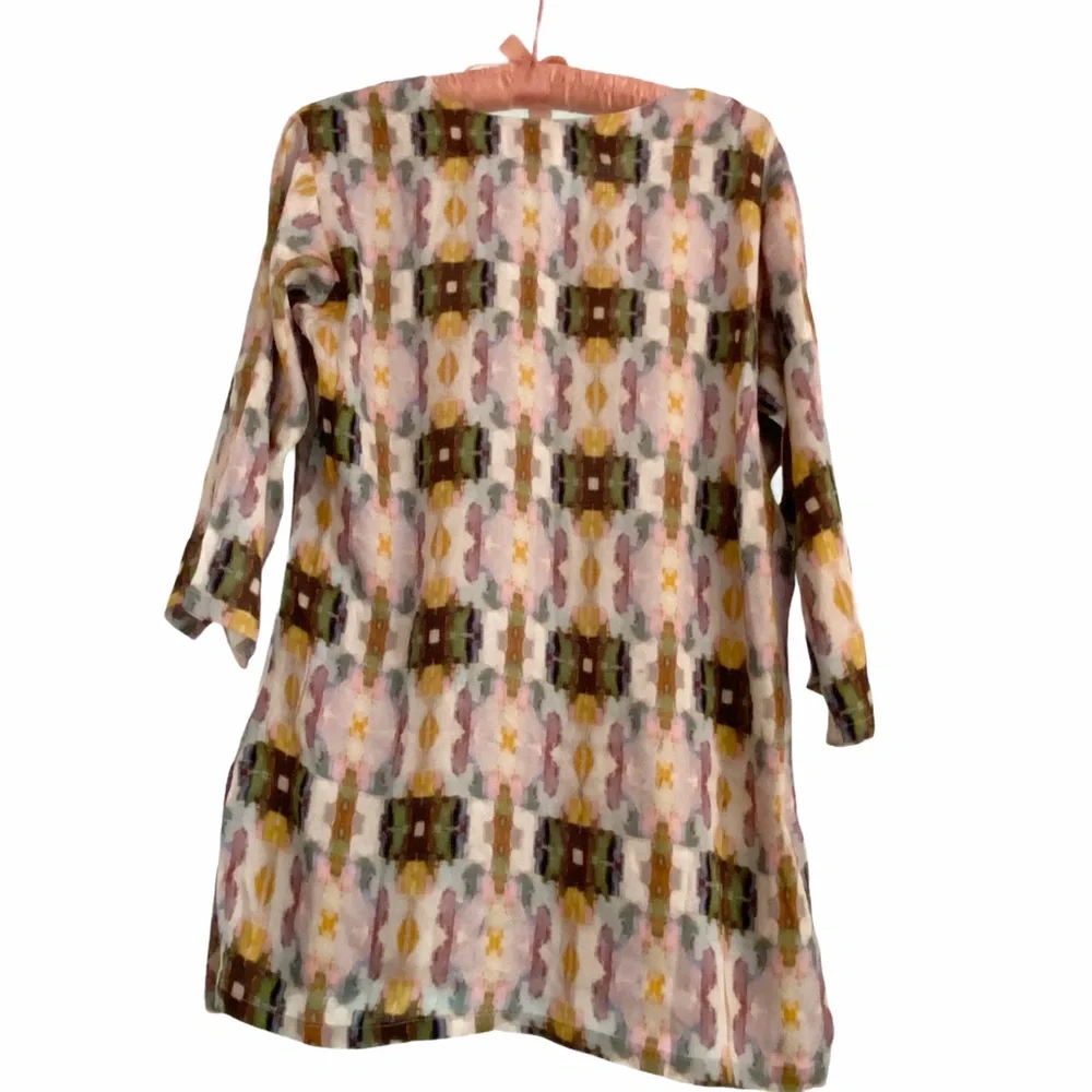 Multicolor Geometric Pattern Tunic Top - Picture 5 of 9